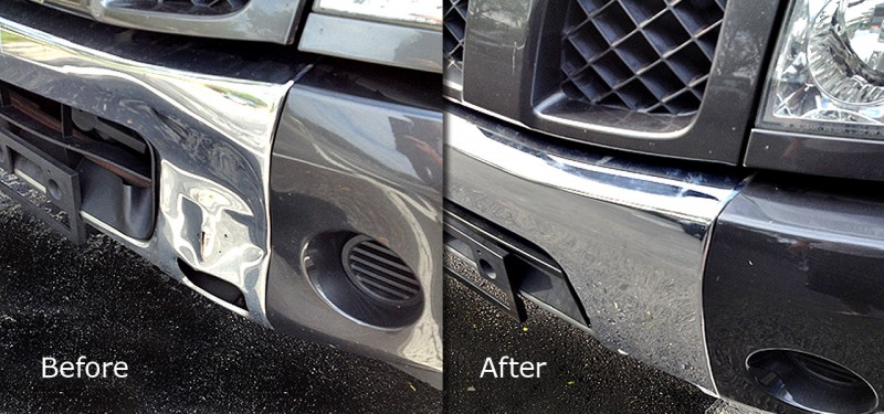 Chrome bumper | paintless dent removal